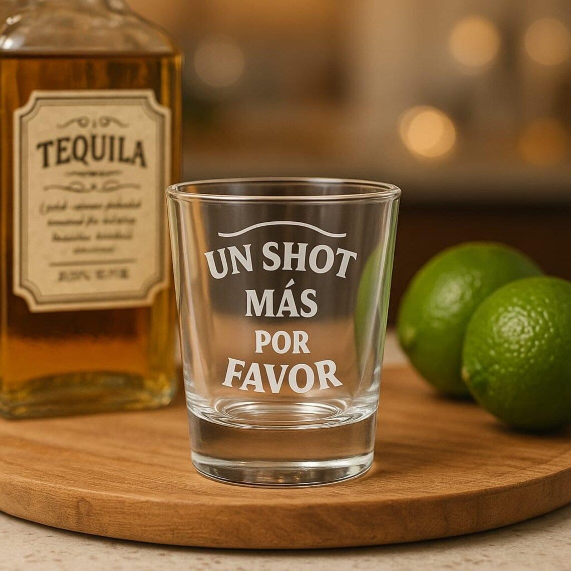 UN SHOT MÁS POR FAVOR Engraved Shot Glass