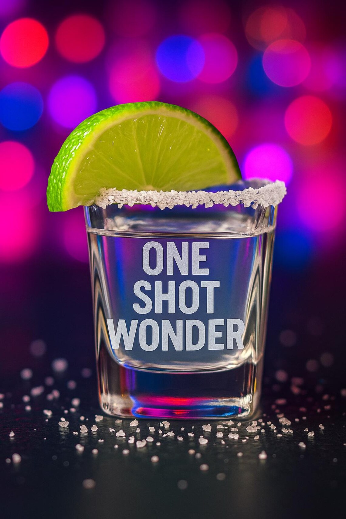 One Shot Wonder Engraved Shot Glass