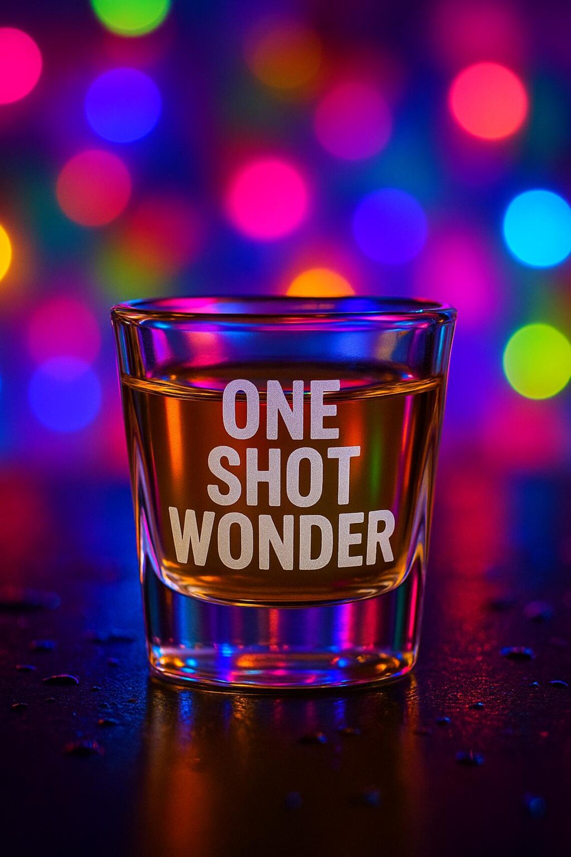 One Shot Wonder Engraved Shot Glass