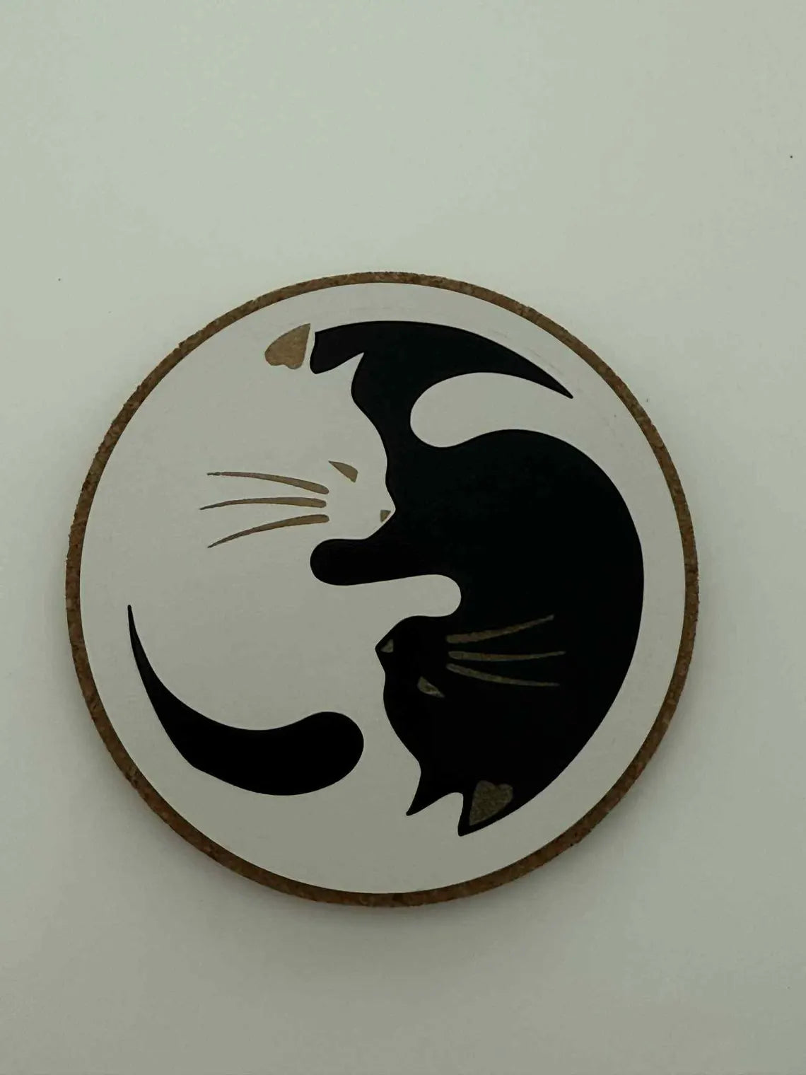 Yin Yang Cat Coasters – Galaxy Starry Night Drink Coasters