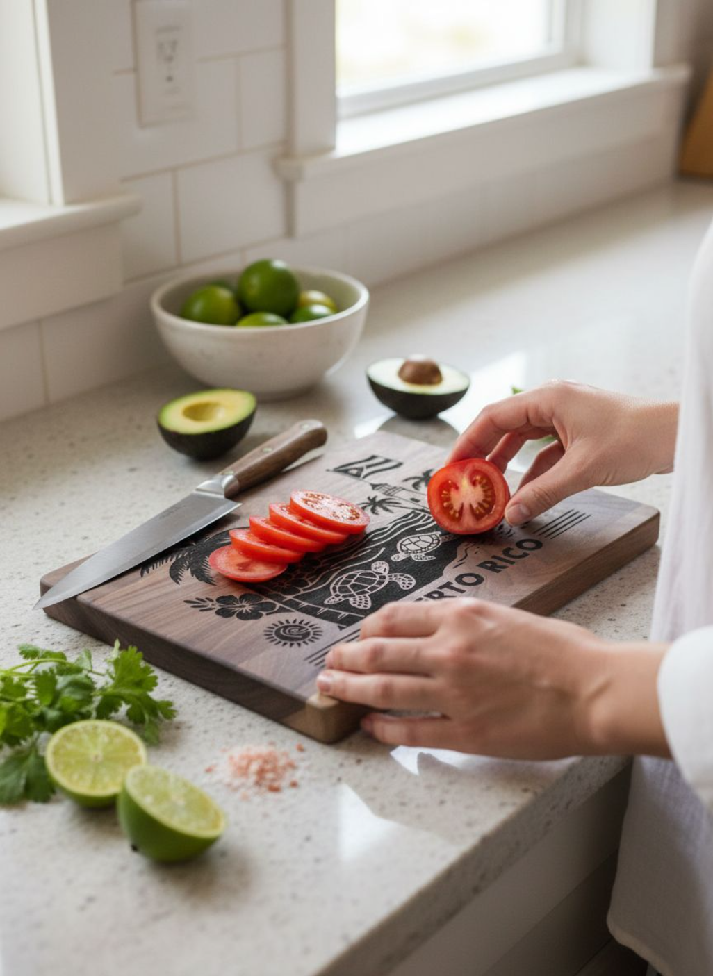 Puerto Rico Walnut Cutting Board