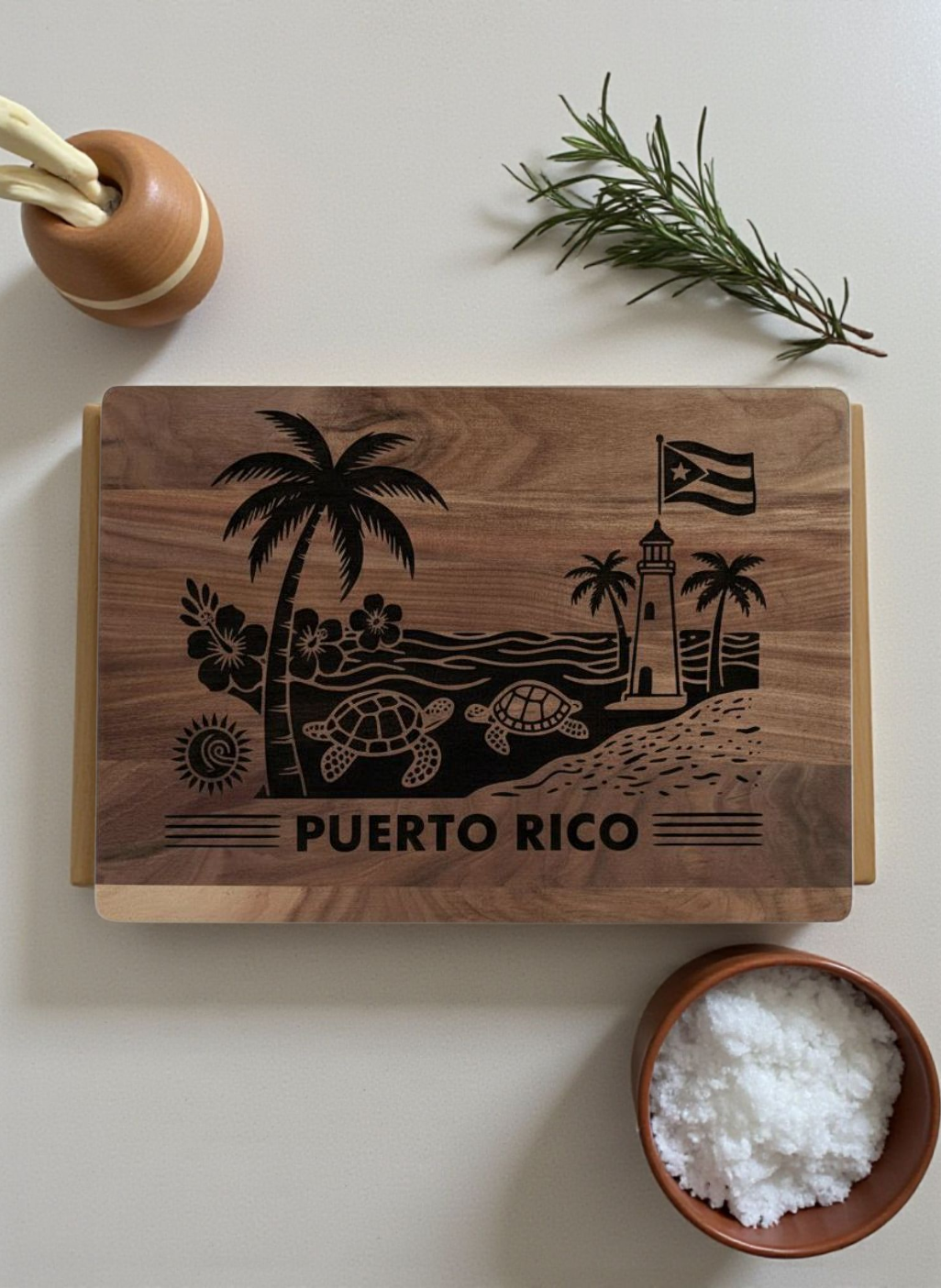 Puerto Rico Walnut Cutting Board
