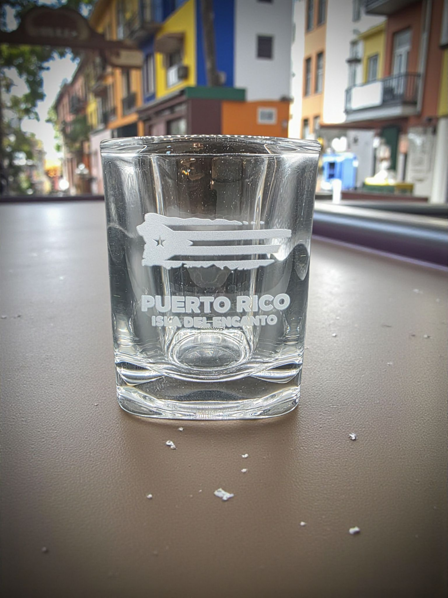 Laser Engraved Puerto Rico Shot Glass – Isla del Encanto Souvenir