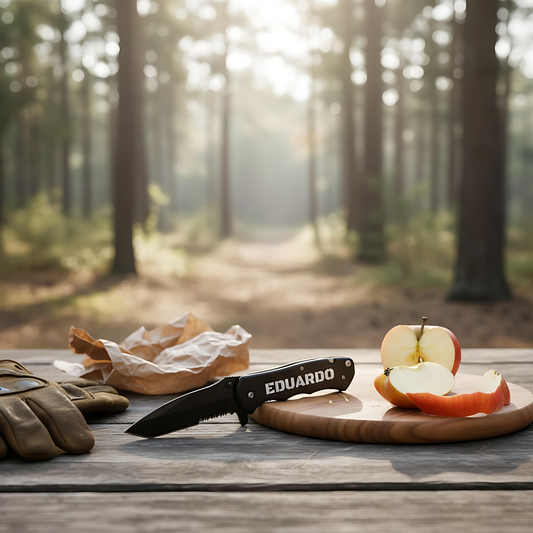 The Beast: Personalized Spring Assisted Pocket Knife (Engraved)