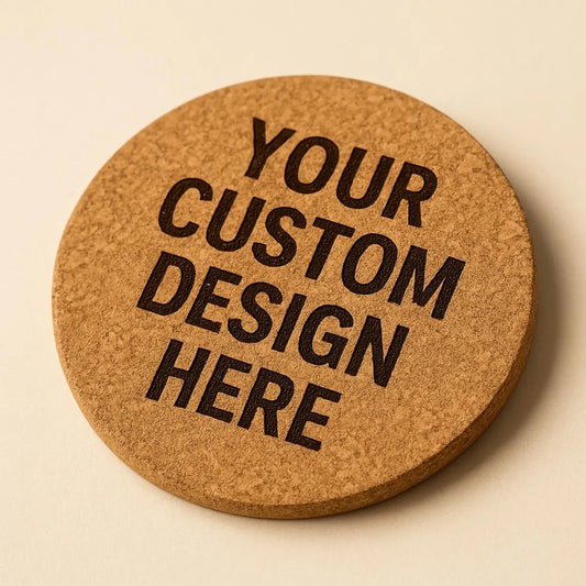 Personalized Cork Coaster: Custom Engraved