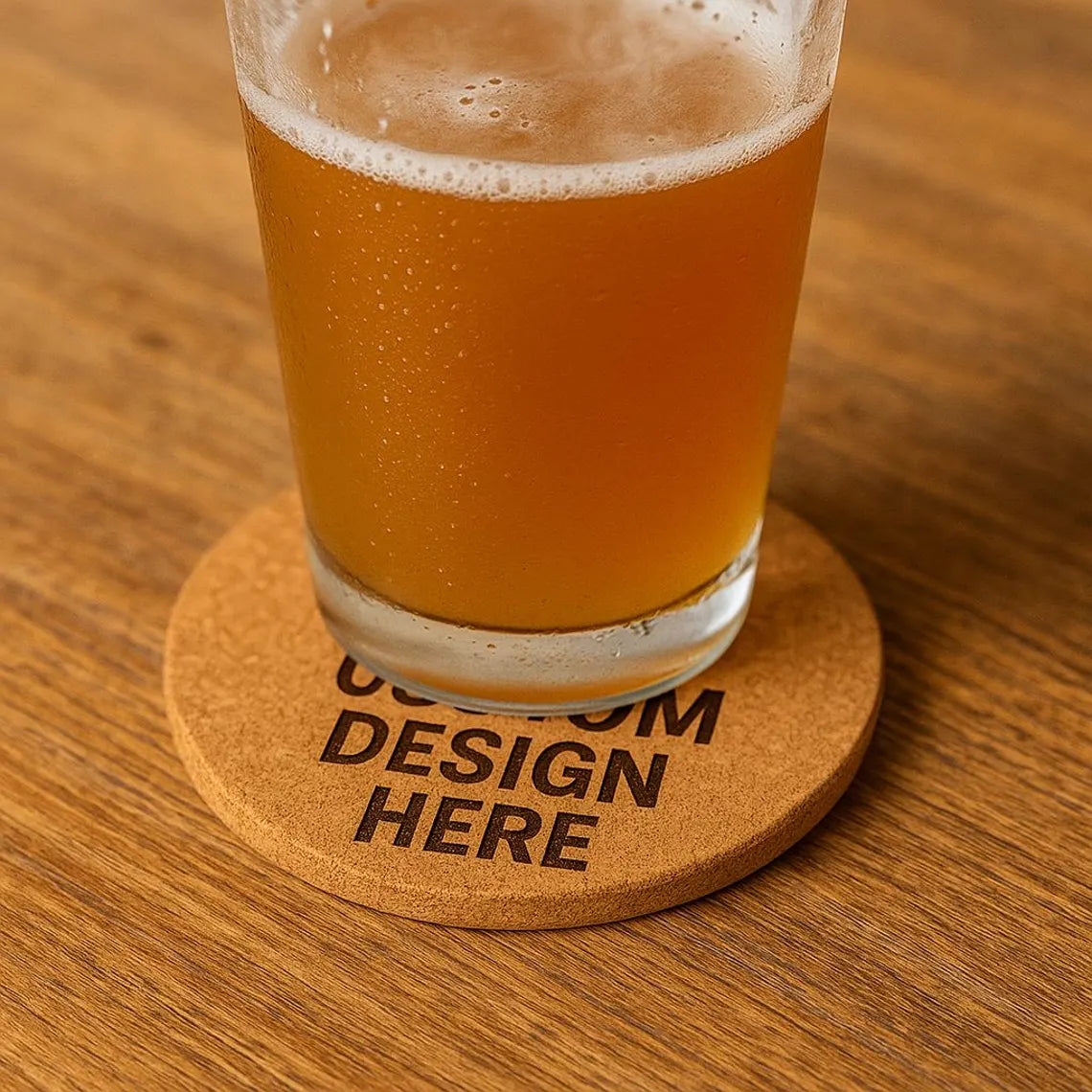 Personalized Cork Coaster: Custom Engraved