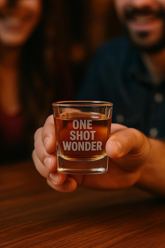 One Shot Wonder Engraved Shot Glass