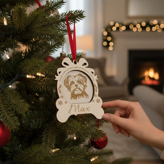 Personalized Dog Ornament